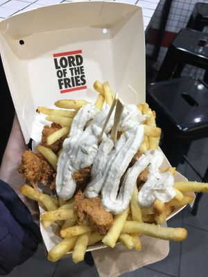 Epic post Uni munch session! Persian aioli at Lord of the Fries - Melbourne Central in Melbourne