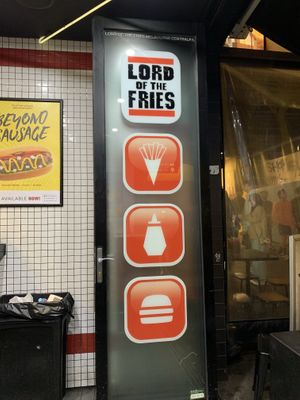Shop front at Lord of the Fries - Melbourne Central in Melbourne