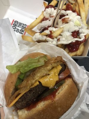 The Lot and African fries at Lord of the Fries - Melbourne Central in Melbourne
