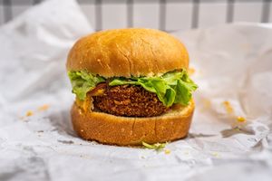 Stinger Burger  at Lord of the Fries - Melbourne Central in Melbourne