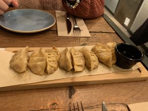 Gyozas  at Brooklyn & Co in Salamanca