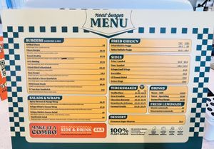 Menu  at Neat Burger - Bishopsgate in London