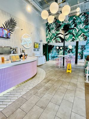 Interior  at Neat Burger - Bishopsgate in London