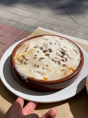 Lasaña vegana at Hostel La Pedriza in Manzanares El Real