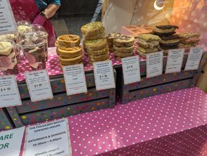 Some of the baked goods available when I went at The Polka Dot Bakery in East London