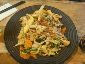 V45 udon noodles at Vevi Restaurant II in Vienna