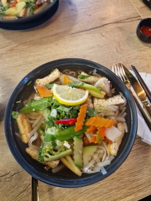 Pho with tofu and vegetables at Vevi Restaurant II in Vienna