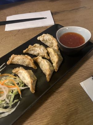 V116 - gebratene Teigtaschen  at Vevi Restaurant II in Vienna