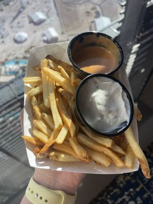 Crispy fries with secret sauce and truffle aioli sauce  at Smash Me Baby - Takeout & Delivery  in Las Vegas
