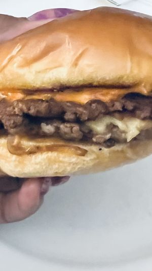 Smashed Mushroom and Swiss   at Smash Me Baby - Takeout & Delivery  in Las Vegas