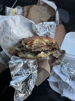 Smashed truffle burgerr  at Smash Me Baby - Takeout & Delivery  in Las Vegas
