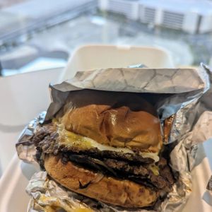 Avocado truffle smash burger at Smash Me Baby - Takeout & Delivery  in Las Vegas