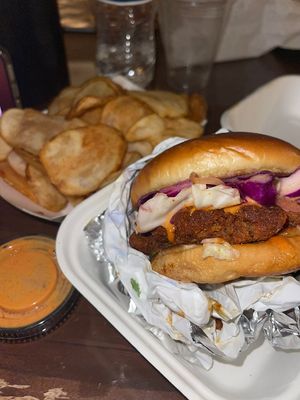 Nashville Hot chick’n   at Smash Me Baby - Takeout & Delivery  in Las Vegas