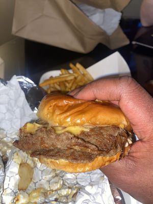 Truffle burger  at Smash Me Baby - Takeout & Delivery  in Las Vegas