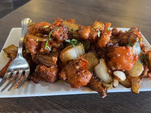 Gobi Manchurian  at Masala Desi Cafe in Burlingame
