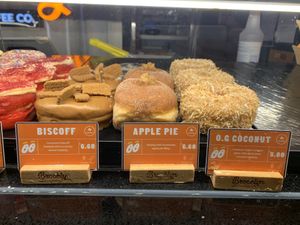 Three vegan options available January 2025  at Brooklyn Donut & Coffee Co in Toowoomba