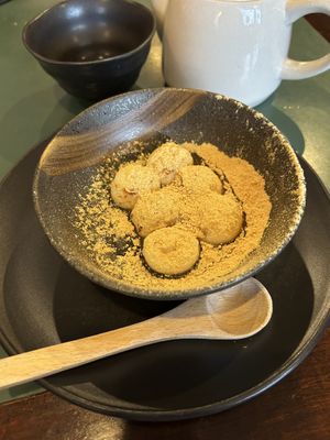 Dango (dessert)  at Raijin Japanese Cuisine in Canberra