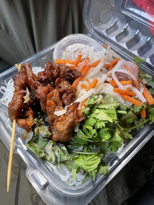 7. Pork skewer  at Kim Phuong Vegetarian Delight in Renton