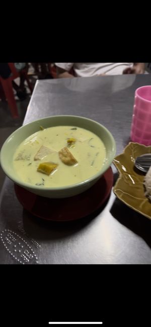 Green Curry with tofu  at Bam Bam in Koh Tao