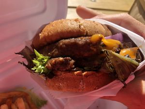 The double cheese to go  at Native Foods - Wicker Park in Chicago