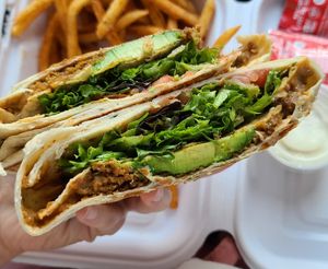 Munchwrap supreme at Native Foods - Wicker Park in Chicago