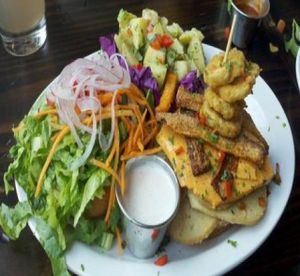 Oklahoma Bacon Cheeseburger at Native Foods - Wicker Park in Chicago