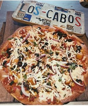 Vegetarian Pizza  at Los Cabos Cantina and Grill in Whitby