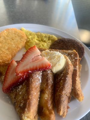 French Toast platter ( Saturday’s only 9am-1pm) at BeeWali's Vegan AF in Los Angeles