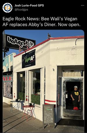   at BeeWali's Vegan AF in Los Angeles