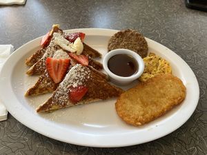 French Toast Platter  at BeeWali's Vegan AF in Los Angeles