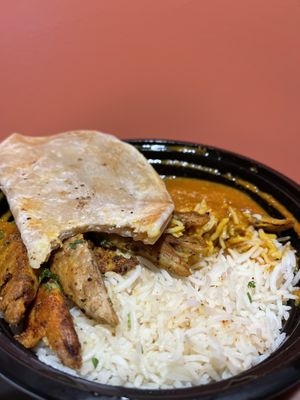 Chicken Tikkamasala with Paratha Bread   at BeeWali's Vegan AF in Los Angeles