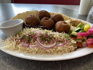 Yes I love Kabees el Lift (pink turnips)  at BeeWali's Vegan AF in Los Angeles