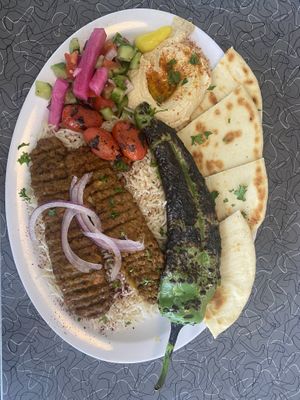 Kabob  at BeeWali's Vegan AF in Los Angeles