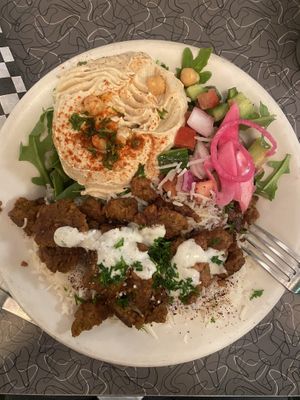 Lamb meddi bowl!   at BeeWali's Vegan AF in Los Angeles