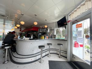 Counter area at BeeWali's Vegan AF in Los Angeles