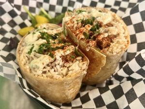 Lamburrito  at BeeWali's Vegan AF in Los Angeles