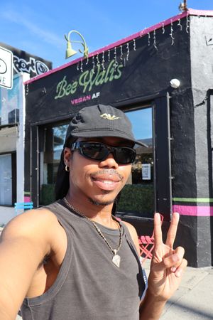   at BeeWali's Vegan AF in Los Angeles