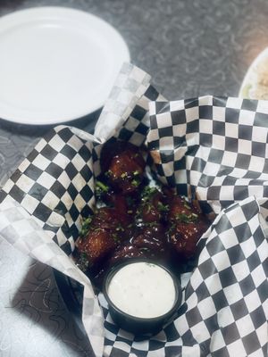 Bbq wings   at BeeWali's Vegan AF in Los Angeles