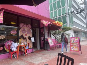   at Pink Love Donuts and More in Miami Beach