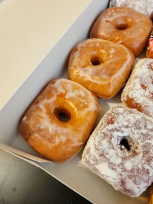 Vegan Classic Dozen Donuts at Pink Love Donuts and More in Miami Beach