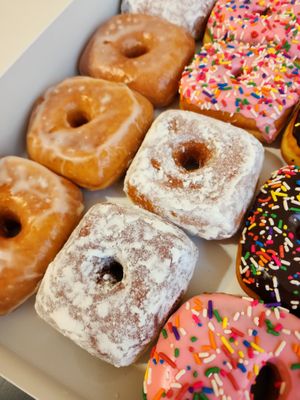 Vegan Classic Dozen Donuts at Pink Love Donuts and More in Miami Beach