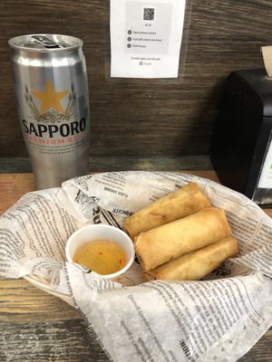 Vegan egg roll  at Drunken Noodle in Fargo