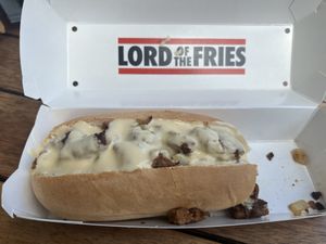 Vegan steak and cheese  at Lord of the Fries in Windsor