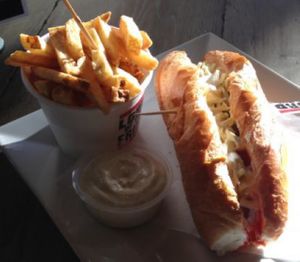 Tijuana dog  at Lord of the Fries in Windsor