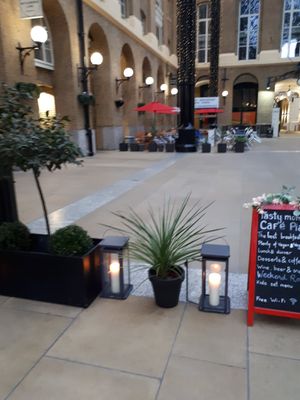  at Café Piazza in South East London