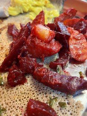 they were out of Key Sir Alicha (13) when I ordered, but brought me some for free when it was ready!  at Tesfa in Chicago