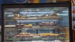 Vegan petit four selection at Meow Cafe in Epping