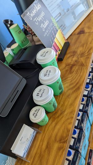 Cheap coffee no vegan milk tax at Meow Cafe in Epping