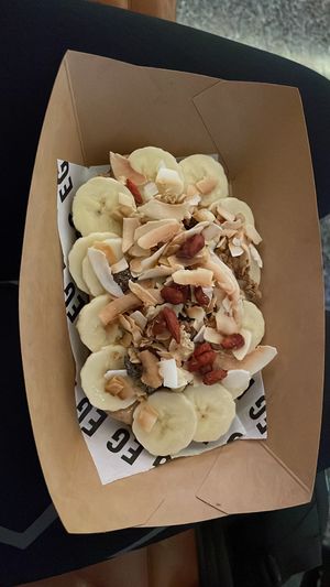 Almond Toast  at Evergreen Organics - Gate Mall in Doha