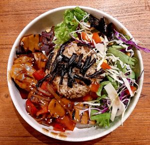 Max Chick'n Teriyaki Bowl at Burgreens Canggu - Healthy Plant-Based Eatery in Canggu